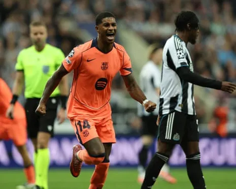 Rashford's Double Silences The Magpies' Celebrations and Seals Barcelona's Victory