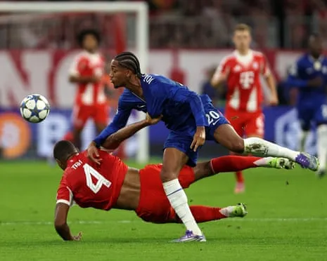 Chelsea's manager rages as the German giants center-back Jonathan Tah escapes dismissal in UCL setback