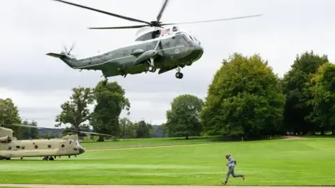 The US President Diverted and Compelled to Swap Aircraft En Route to Stansted